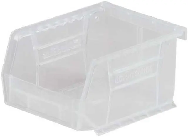 Main image of AKRO-MILS 30210SCLAR Clear Hang and Stack Bin, 5-3/8"L x 4-1/8"W x 3"H