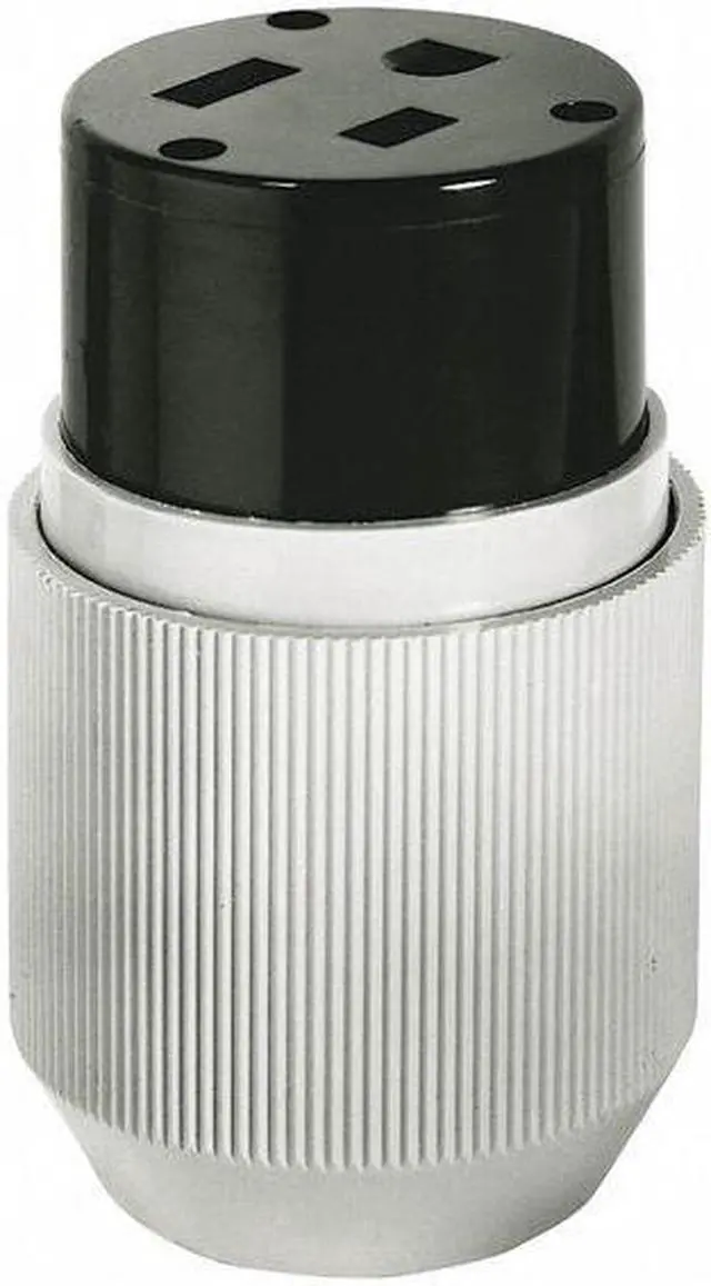 Main image of BRYANT 9650NC Straight Blade Connector,2 Poles,3 Wires