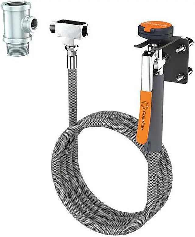 Alt view image 2 of 6 - GUARDIAN EQUIPMENT G5011 Drench Hose, Stainless Steel, Gray, For Use With,