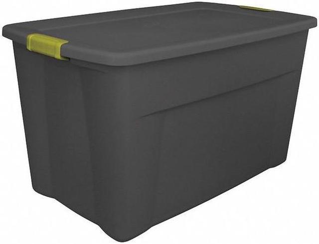 NEW Sterilite 19451006 35 Gallon Storage Tote Box W/Latching Container Lid-  Blue 