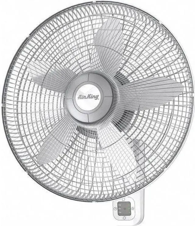 Main image of AIR KING 9850 18" Blade Dia Wall Mount Fan, Oscillating, 3 Speeds, 120VAC,