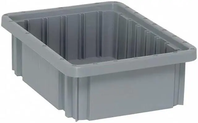 Main image of QUANTUM STORAGE SYSTEMS DG91035GY Gray Divider Box 10 7/8 in x 8 1/4 in x 3 1/2