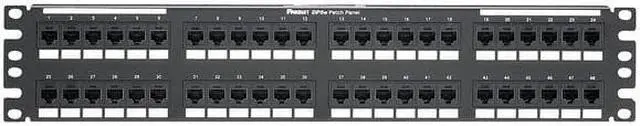 Alt view image 2 of 3 - Panduit Patch Panel, CRS, Category Type: 5e, Panel Type: 110, Panel Style: Flat