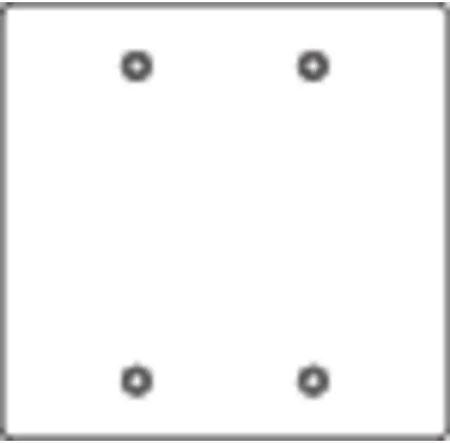 Main image of HUBBELL KILLARK 2FB 2 -Gang Horizontal or Vertical Weatherproof Cover, 4-14/25"