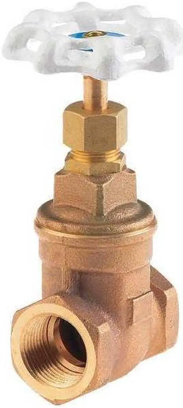 Main image of MILWAUKEE VALVE UP105 1 Gate Valve,1 In.,Bronze,Non-Rising Stem