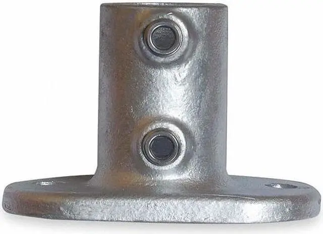 Main image of ZORO SELECT 4NXR7 Structural Pipe Fitting, Base Flange, Cast Iron, 1 in Pipe