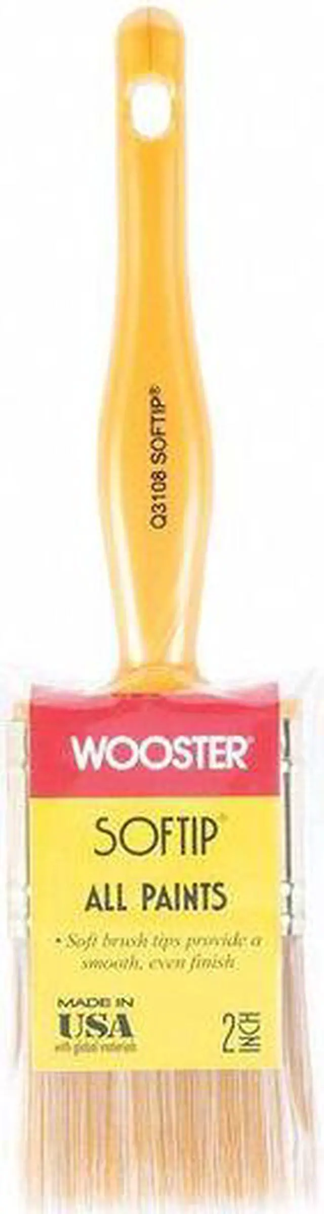 Alt view image 5 of 12 - Wooster Softip 2 In. Flat Sash Paint Brush Q3108-2