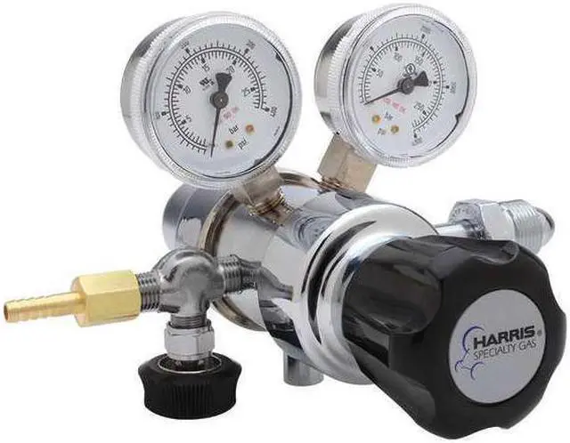Main image of HARRIS KH1030 Specialty Gas Regulator, Industrial Air, Two Stage, 0.965"-14