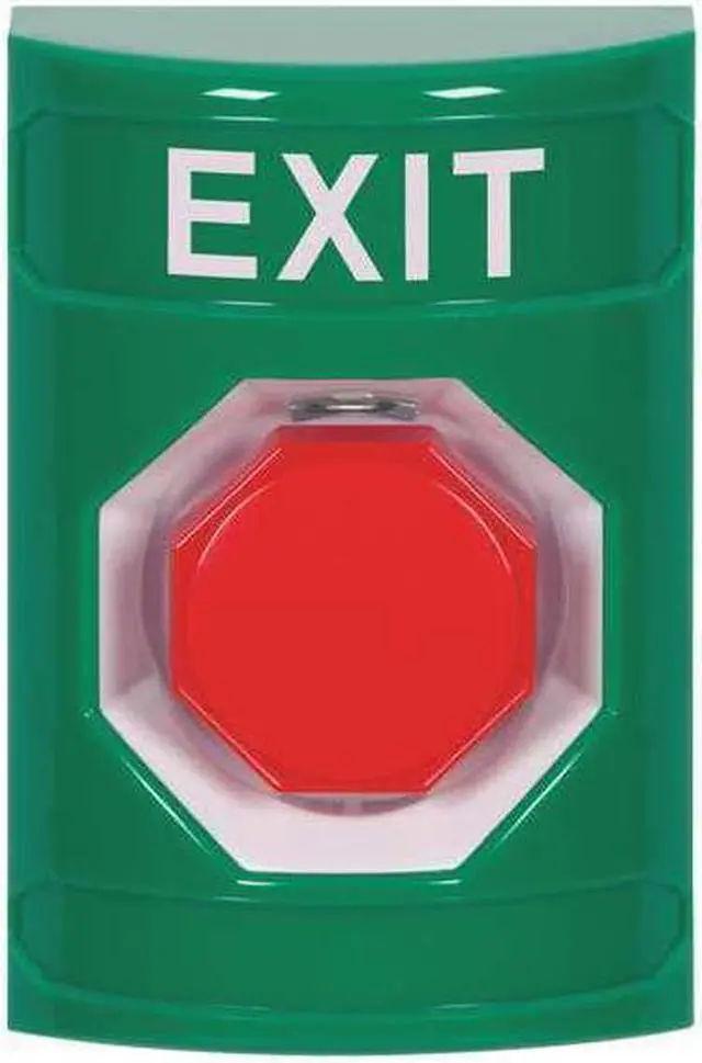 Alt view image 2 of 3 - SAFETY TECHNOLOGY INTERNATIONAL SS2105XT-EN Exit Push Button, Green,