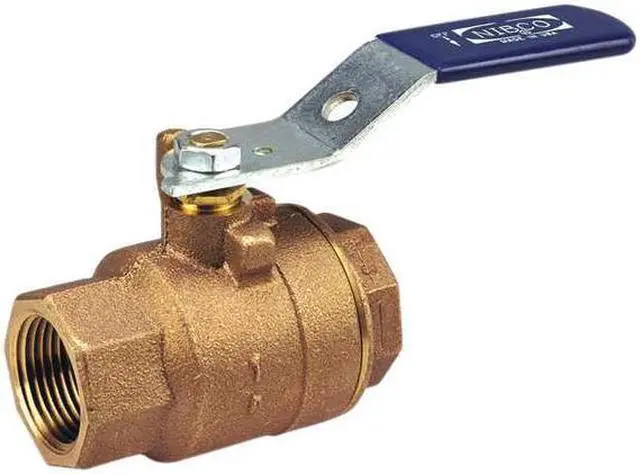 Alt view image 2 of 4 - NIBCO T58570 3/8 3/8" FNPT Bronze Ball Valve Inline