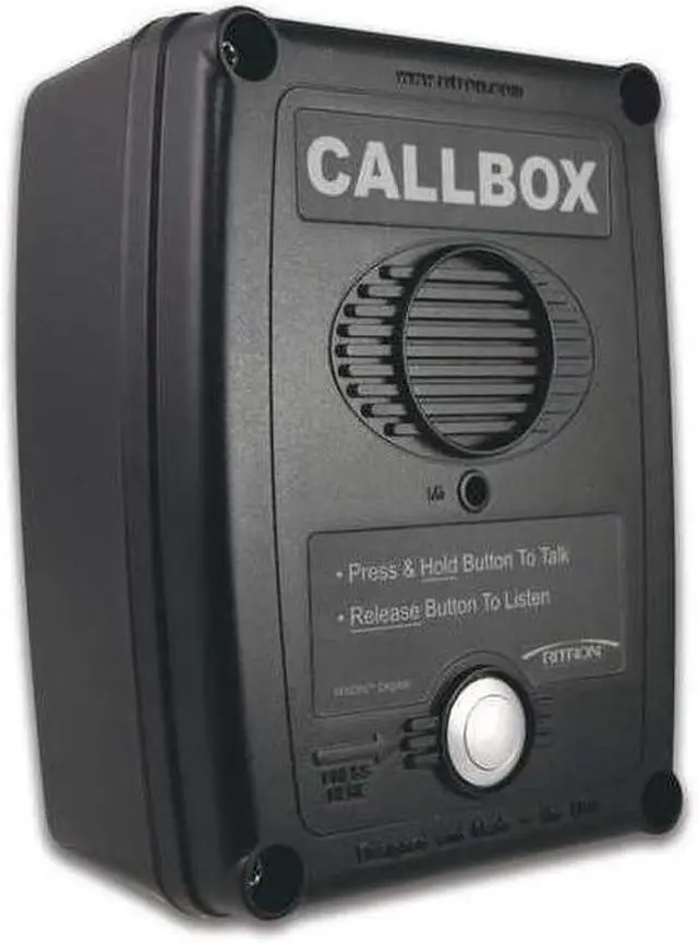 Alt view image 2 of 2 - RITRON RQX-111M-BLK Wireless Intercom,VHF MURS,Black