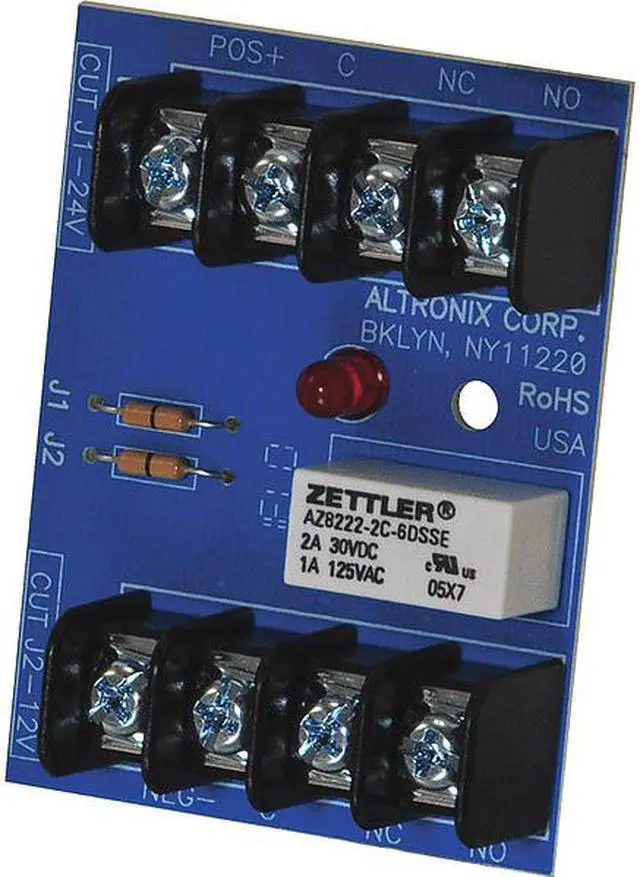 Alt view image 2 of 2 - ALTRONIX RBST Relay Module 6/12/24VDC 30Ma DPDT, Relay, -