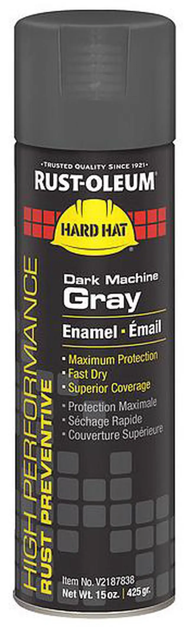 Alt view image 3 of 3 - 838 Dark Machine Gray Hard Hat Finish