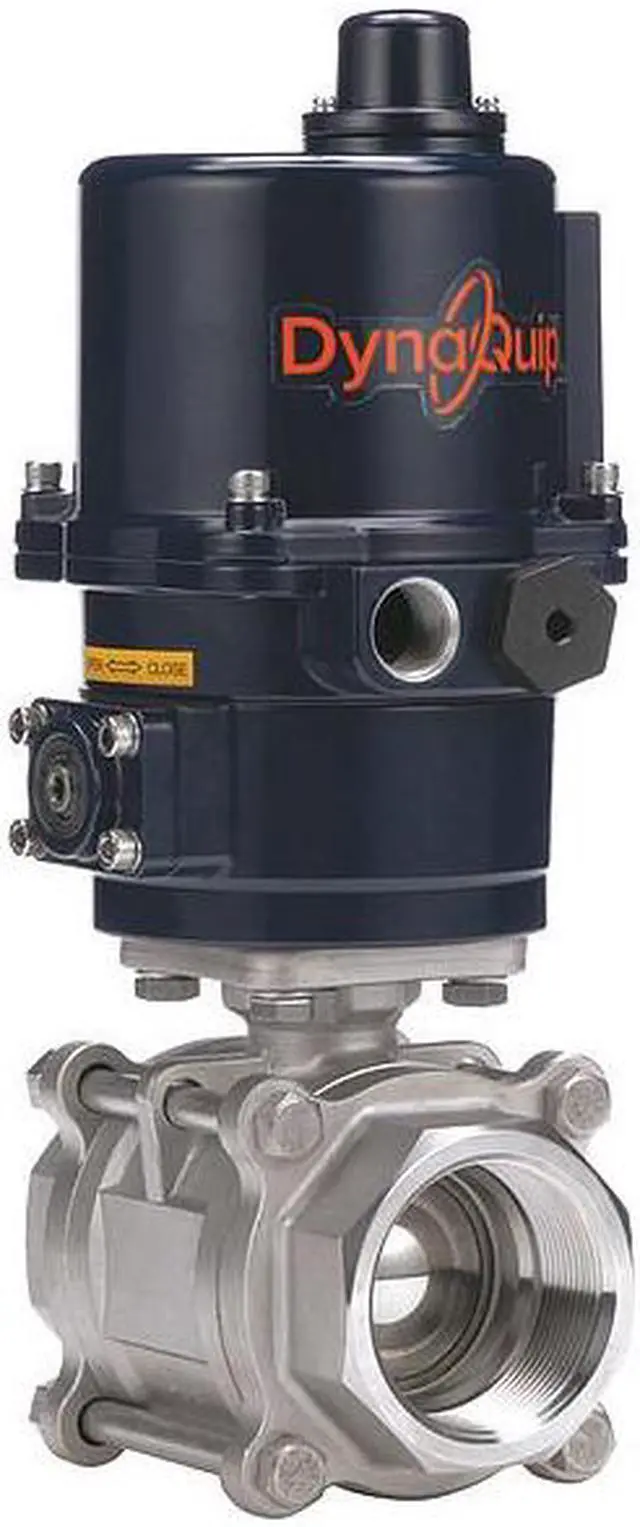 Alt view image 2 of 4 - DYNAQUIP CONTROLS E3S28AJE07 2" FNPT Stainless Steel Electronic Ball Valve 2-Way