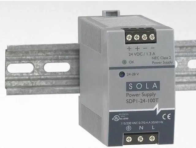 Alt view image 3 of 3 - SOLAHD SDP55100T DC Power Supply, 85/264V AC, 5/6V DC, 25 W, 5 A, DIN Rail