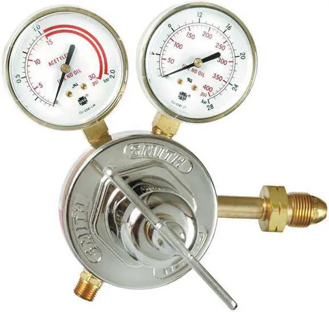 Alt view image 2 of 2 - MILLER ELECTRIC 40-15-300 Regulator,Cylinder,Acetylene,CGA-300