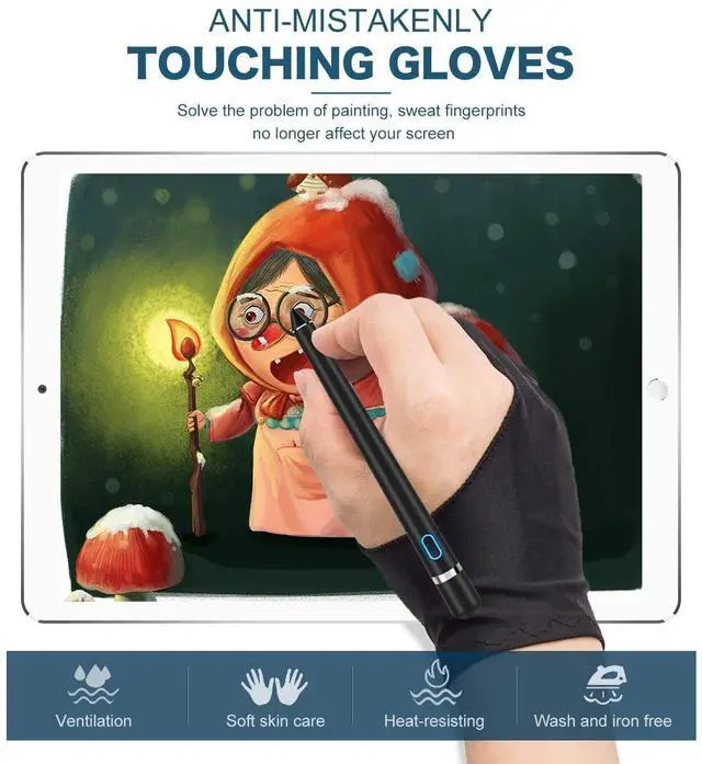 Alt view image 5 of 7 - Active Stylus Pen 1.45mm High Precision and Sensitivity Point Capacitive Stylus Compatible for Phone iPad Pro iPad Air 2 Tablets Work at iOS and Android Capacitive Touchscreen