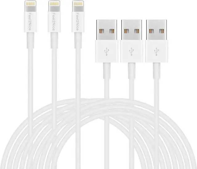 Alt view image 5 of 7 - 5 Pack (Apple MFi Certified) iPhone Charger 10 ft,Long Lightning Cable 10 Foot,High Fast 10 Feet Apple Charging Cables Cord Connector for iPhone 12 Mini 12 Pro Max 11 Pro MAX XS Xr X 6 AirPods