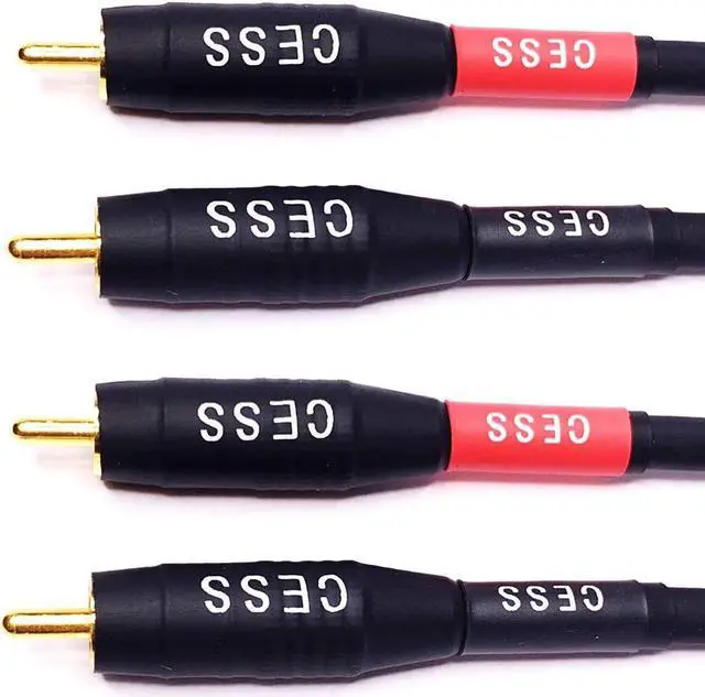 Alt view image 5 of 7 - CESS-075-6i Heavy Duty Waterproof RCA Cable Phono Male to Male (6 in)