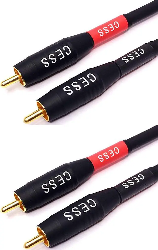 Alt view image 6 of 7 - CESS-075-6i Heavy Duty Waterproof RCA Cable Phono Male to Male (6 in)