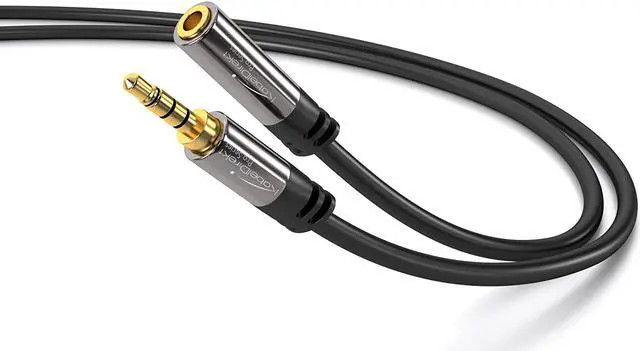 Alt view image 4 of 6 - KabelDirekt – (10 feet Headset Extension Cable (3.5mm Male to 3.5mm Female) - Pro Series