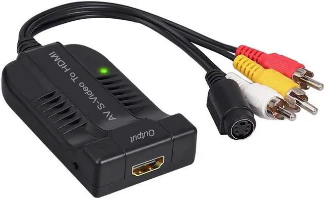 Alt view image 4 of 4 - Composite RCA AV S-Video to 1080p 720 HDMI Up Converter Scaler