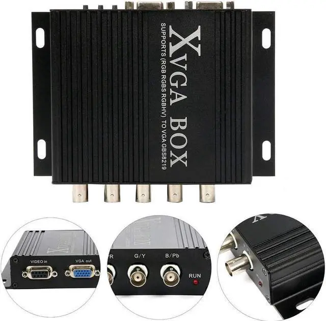 Alt view image 2 of 6 - GBS-8219/GBS-8239 XVGA Box CGA EGA RGB RGB RGBHV to VGA Industrial Converter Monitor Replacement Video Intelligent Converter for FHKD (GBS-8219)