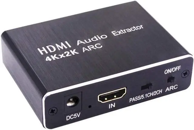 Alt view image 2 of 5 - SOUTHSKY HDMI to HDMI Audio Extractor,ARC Converter,1080p,R/L Digital to Analog, 3.5mm Stereo Audio Extractor for Blu-ray DVD Player,Xbox,HDTV,TV Box,PS2,PS3,PS4,PS5