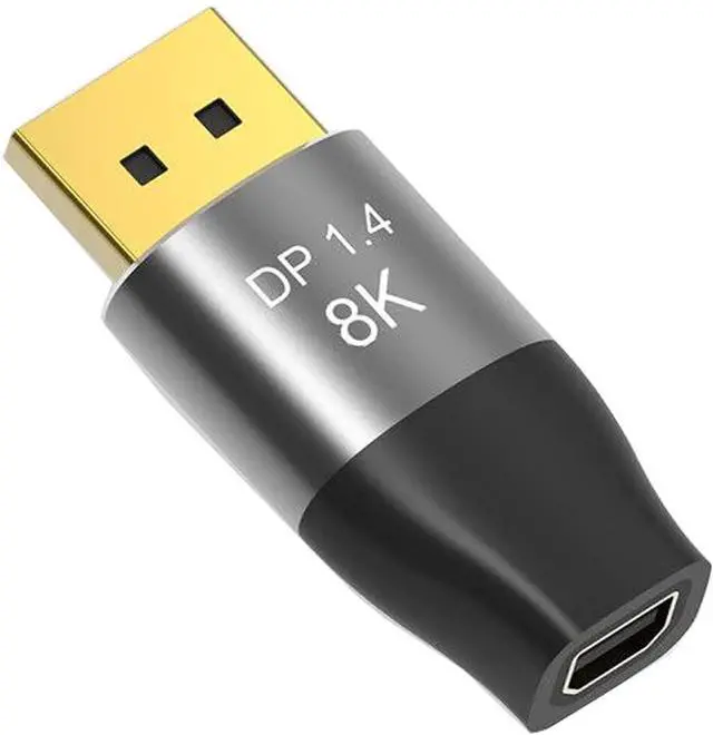 Alt view image 4 of 6 - Displayport to Mini DisplayPort 8K Adapter 2-Pack, BolAAzuL Displayport 1.4 Cable Adapter Bi-Directional MDP to DP/DP Male to Mini DP Female Extender Converter 8K(76804320)@60Hz,4K@144Hz,2K@165Hz