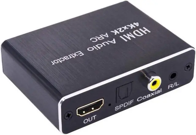 Alt view image 3 of 5 - SOUTHSKY HDMI to HDMI Audio Extractor,ARC Converter,1080p,R/L Digital to Analog, 3.5mm Stereo Audio Extractor for Blu-ray DVD Player,Xbox,HDTV,TV Box,PS2,PS3,PS4,PS5