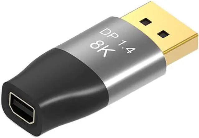 Alt view image 3 of 6 - Displayport to Mini DisplayPort 8K Adapter 2-Pack, BolAAzuL Displayport 1.4 Cable Adapter Bi-Directional MDP to DP/DP Male to Mini DP Female Extender Converter 8K(76804320)@60Hz,4K@144Hz,2K@165Hz