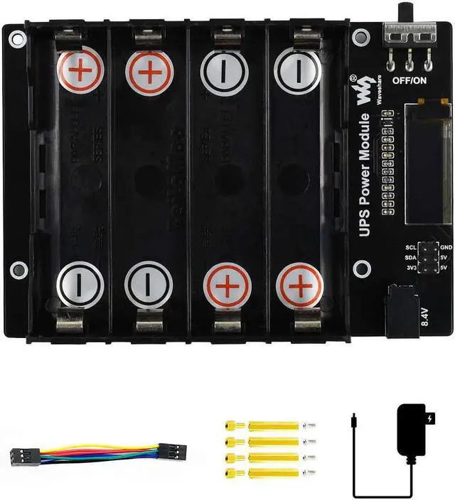 Main image of Waveshare UPS Power Module for Jetson Nano with 5V Uninterruptible Power Supply Multi Battery Protection Circuits