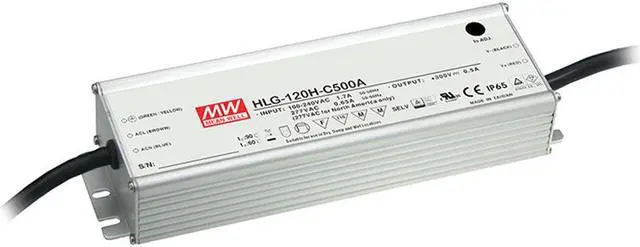 Main image of MEAN WELL HLG-120H-C350B 120 W Single Output 350 mA 430 Vdc Output Max IP67 Switching Power Supply - 1 item(s)
