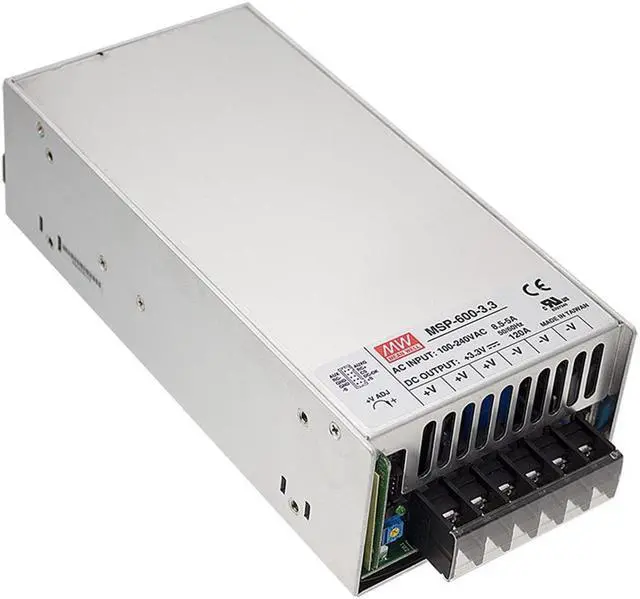 Main image of MEAN WELL MW MSP-600-12 12V 53A Enclosed-PFC Medical Power Supplies