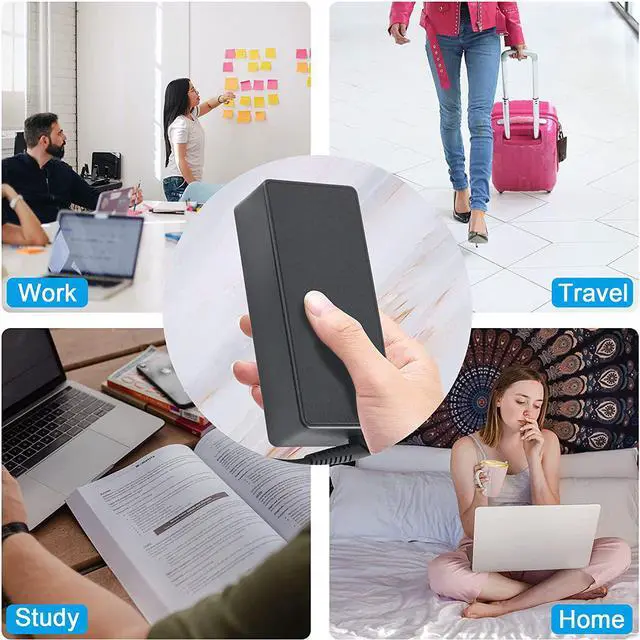 Alt view image 7 of 7 - 65W 45W Type C USB C Laptop Charger for Lenovo Yoga C940 C740 C930 C630 S940 S730 920 910 900 730 720;Lenovo ThinkPad T480 T480s T490 T490s T580; Chromebook 100e 300e 500e c340 AC Adapter Power Cord