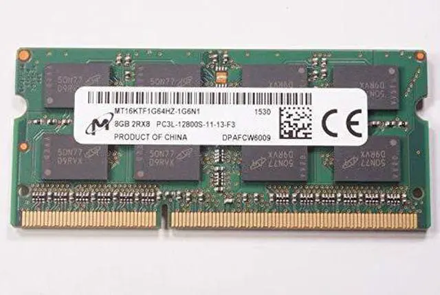 Main image of FMS Compatible with MT16KTF1G64HZ-1G6N1 Replacement for Micron 8gb Pc3-12800 Ddr3-1600mhz So-Dimm Memory