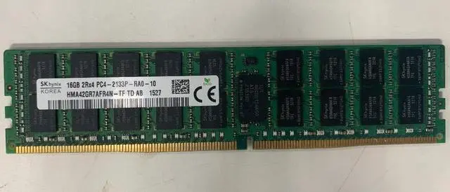 Main image of Hynix HMA42GR7MFR4N-TF 16GB DDR4-2133 2Rx4 ECC REG Server Memory