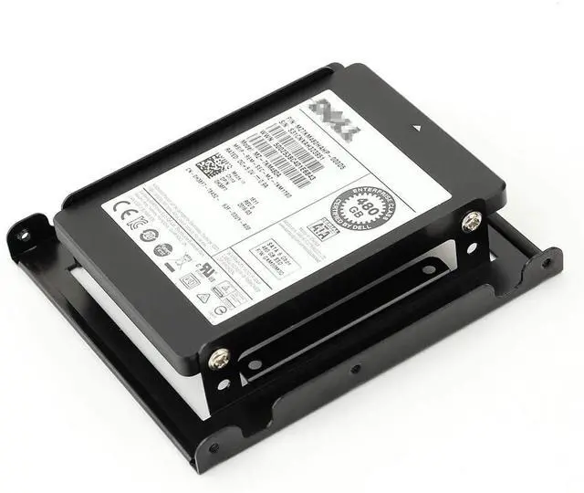 Alt view image 2 of 5 - Dual 2.5 to 3.5 HDD & SSD Converter Bracket Converts 2.5 Notebook Hard Drive to 3.5 Desktop Hard Drive Bay Mounting Bracket Adapter Mac | PC | Linux