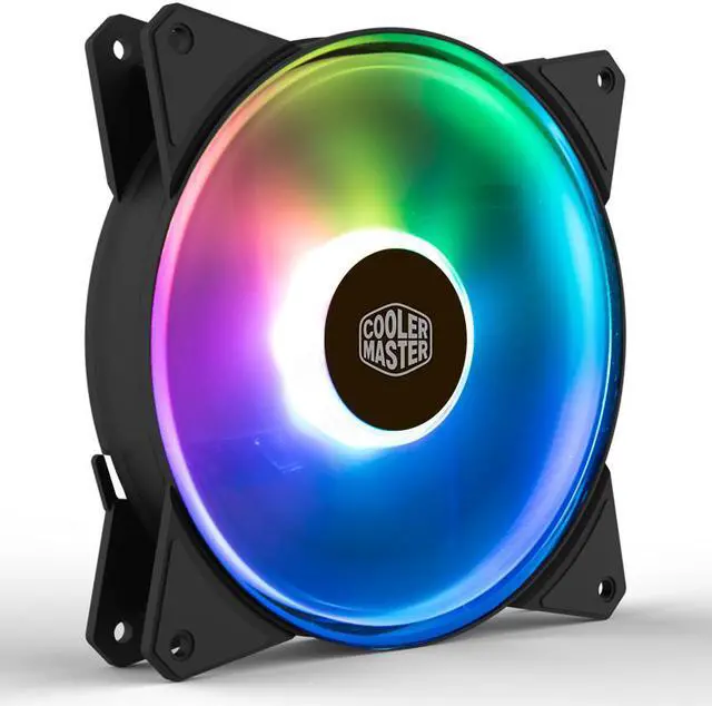 Alt view image 4 of 13 - MasterFan MF140R ARGB (PWM) Addressable RGB with Hybrid-Design Fan Blade, Speed Profiles, Jam Protection, and Customizable Color Options by Cooler Master