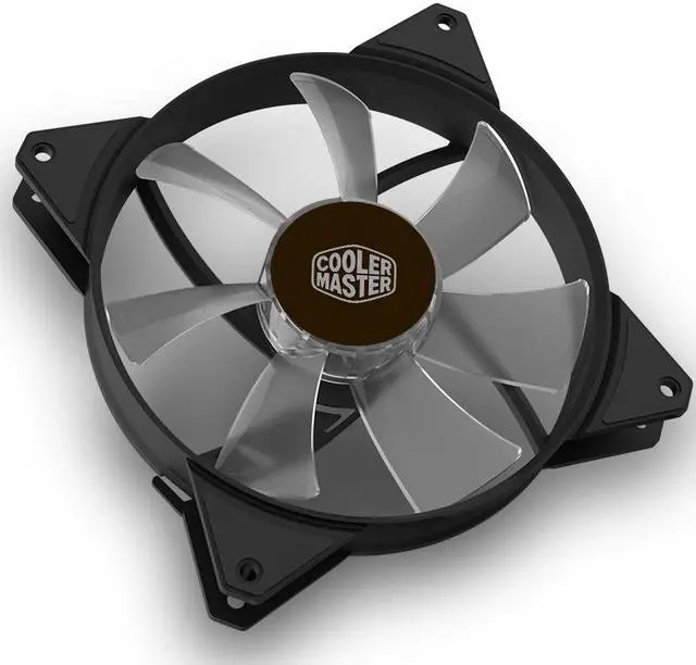 Alt view image 3 of 13 - MasterFan MF140R ARGB (PWM) Addressable RGB with Hybrid-Design Fan Blade, Speed Profiles, Jam Protection, and Customizable Color Options by Cooler Master