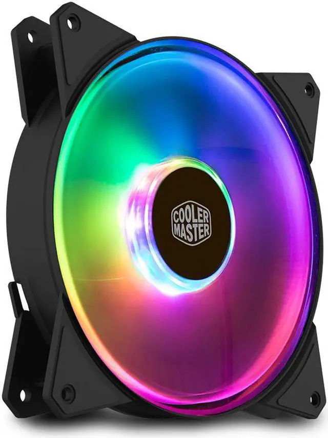 Alt view image 6 of 13 - MasterFan MF140R ARGB (PWM) Addressable RGB with Hybrid-Design Fan Blade, Speed Profiles, Jam Protection, and Customizable Color Options by Cooler Master