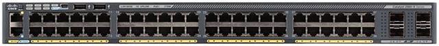 Alt view image 6 of 13 - Cisco Catalyst 2960X WS-C2960X-48LPS-L V01 PoE 48-Port Managed Switch
