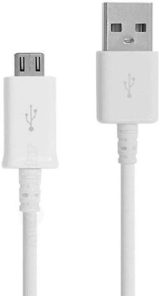 Alt view image 2 of 5 - Samsung Fast Charge Dual-Port Micro USB/USB-C Car Charger (White, 5' Cable)