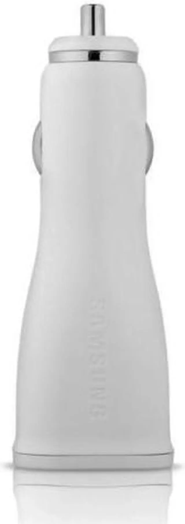 Alt view image 5 of 5 - Samsung Fast Charge Dual-Port Micro USB/USB-C Car Charger (White, 5' Cable)