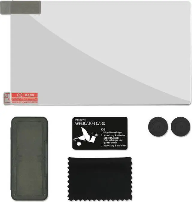 Main image of Nintendo Switch 4 in 1 Speedlink Starter Kit (Screen Protector, Non-Slip Analog Caps, Game Carry Case, Screen Cleaning Cloth