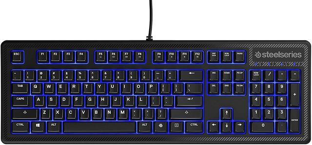 SteelSeries Apex 100 Gaming Keyboard - Tactile & Silent - Blue LED
