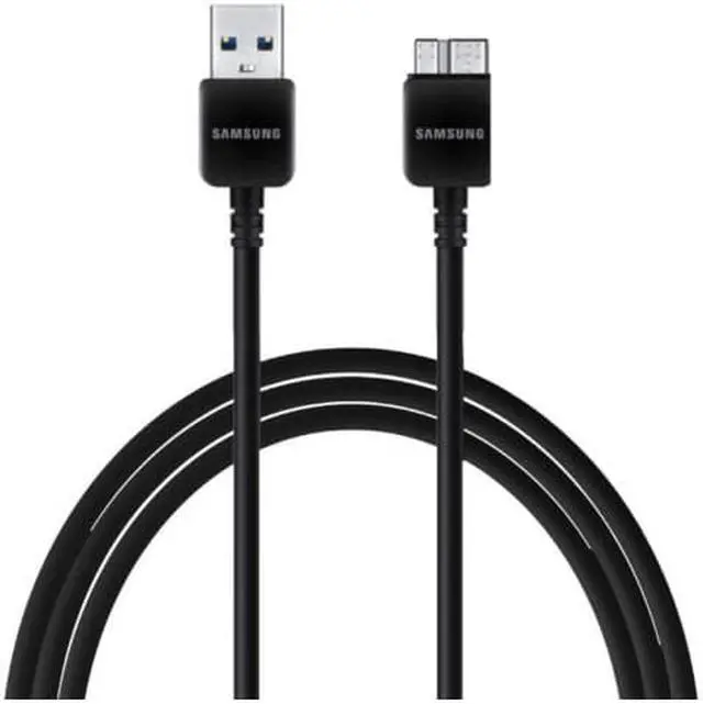 Alt view image 3 of 4 - Samsung USB 3.0 Micro B Sync Transfer and Charge Cable - 5 Feet, Black