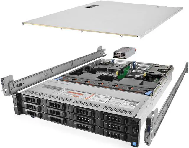Main image of Dell PowerEdge R730xd Server 2x E5-2620v3 2.40Ghz 12-Core 128GB 1.2TB SSD + 30TB