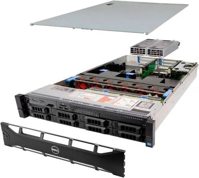 Main image of Dell PowerEdge R730 Server 2x E5-2667v4 3.20Ghz 16-Core 512GB 5x 10TB 12G H730