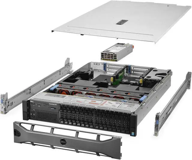 Main image of Dell PowerEdge R730 Server 2x E5-2640v3 2.60Ghz 16-Core 64GB H730P Rails